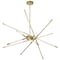 Cwi Lighting Oskil LED Integrated Chandelier With Satin Gold Finish 1375P43-6-602 - alternate 3